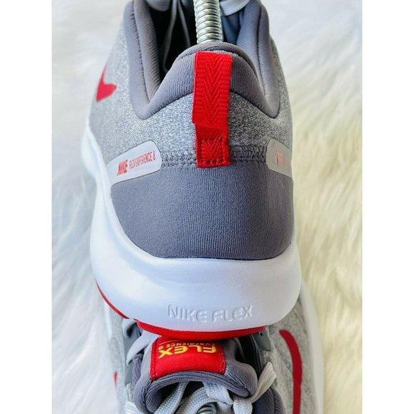 Nike Flex Experience Rn 8 Sneakers Red & Grey Mens 8 Womens 9.5 Running Shoes - Picture 6 of 12